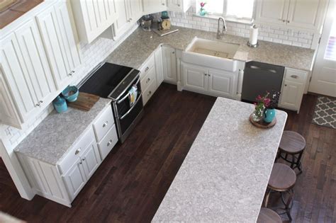 View Of Remodeled Kitchen With Cambria Berwyn Quartz Countertop