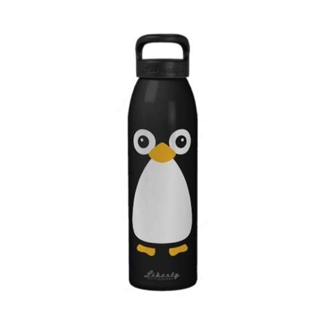 Cute Vector Penguin 24oz Penguins Bottle Water Bottle