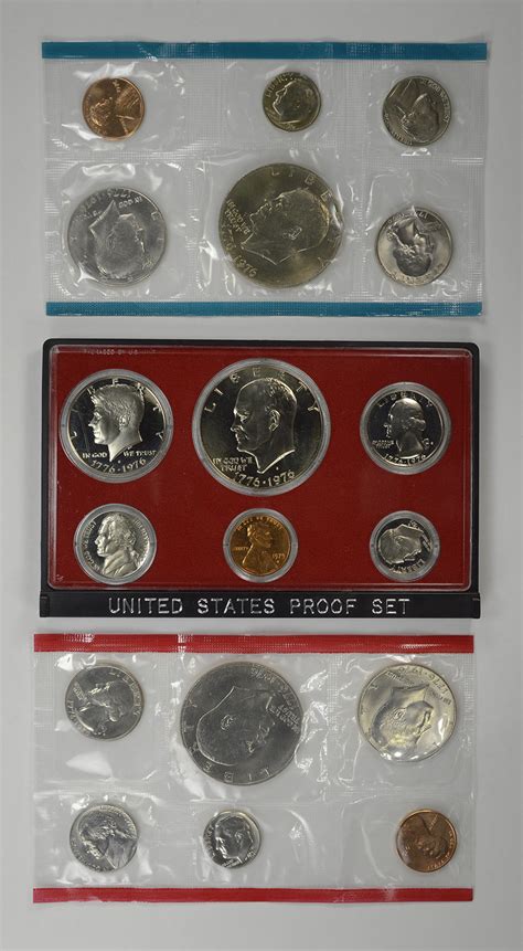 1975 US Proof & Mint Sets - Coin Collection Bundle - 2 Sets - 1 Price ...