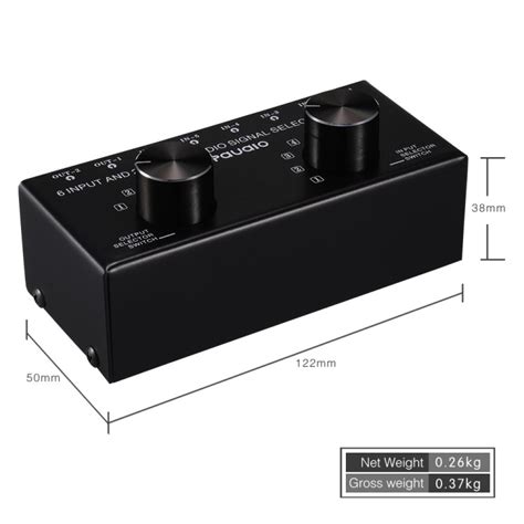 Rca Audio Selector Audio Input Signal Selector Switch Support 6 In 2