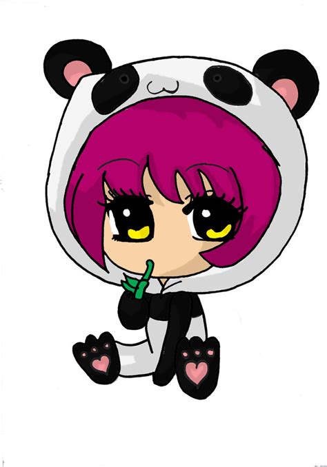 Cute Panda Chibi Girl Anime By Panda Puppy 17 On Deviantart