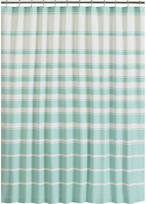 Hampton Stripe Seafoam Shower Curtain Everything Turquoise
