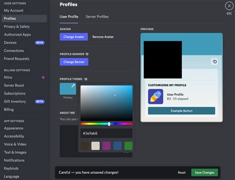 Discord Nitro How To Change Your Profile Theme On Desktop