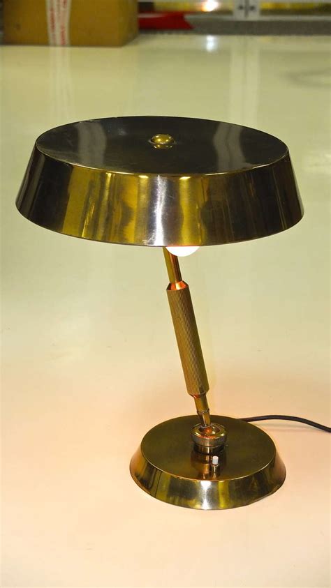✅ browse our daily deals for even more savings! Italian Solid Brass Rotating Ball Desk Lamp at 1stdibs
