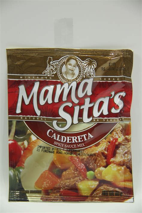 Mama Sitas Caldereta Spicy Sauce Mix 50g Online Asian Shop In Nz