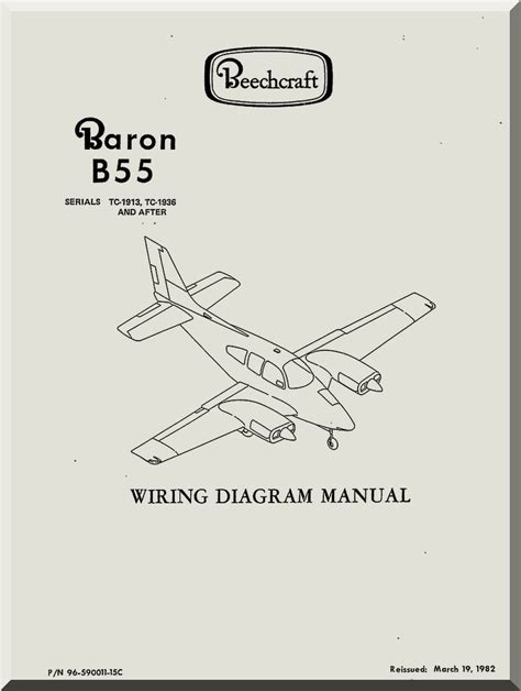 Beechcraft Baron B 55 Aircraft Wiring Diagram Manual Aircraft