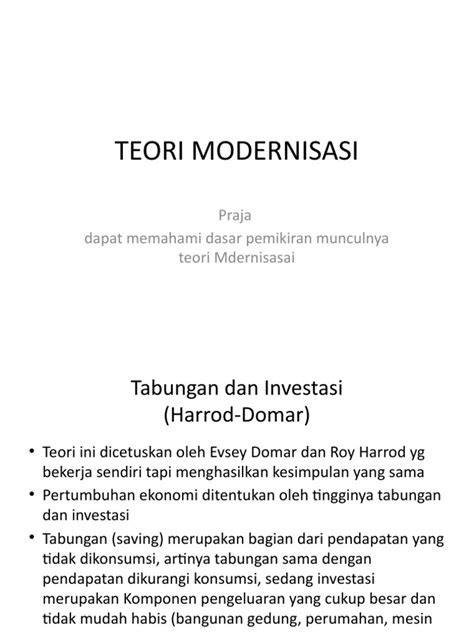 04 Teori Modernisasi Pdf