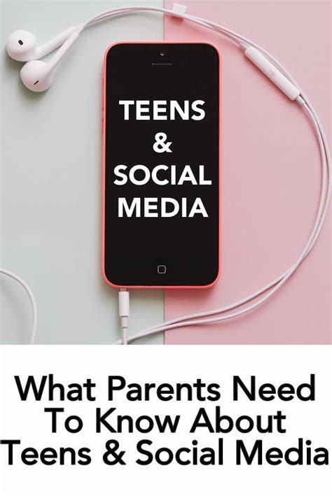 A Parents Guide To Teens And Social Media Parenting Teenagers