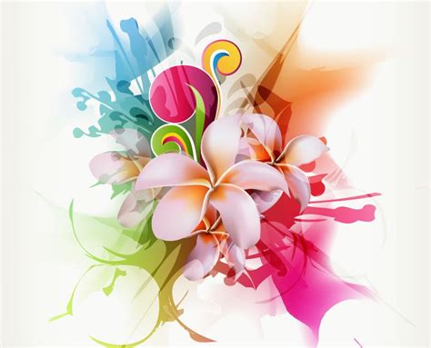 Abstract Floral Vector Illustration Artwork Free Vector Graphics All Free Web Resources For