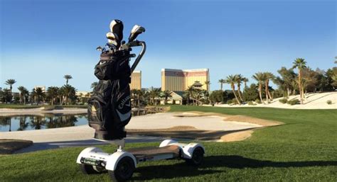 The Golfboard A Standing Golf Cart That You Ride Like A Surfboard