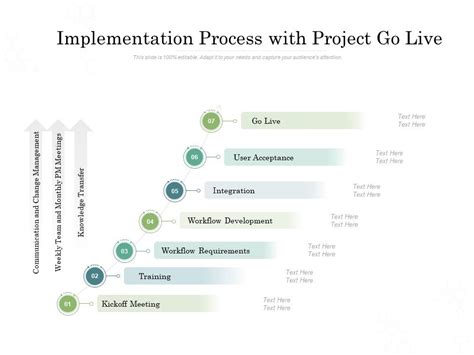 Implementation Process With Project Go Live Ppt Images