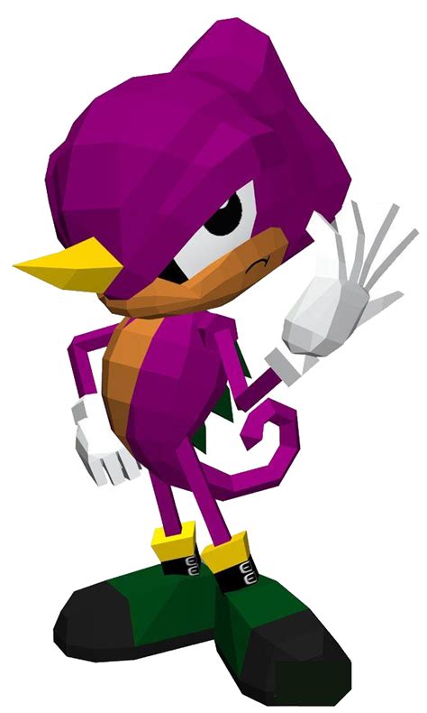 Espio The Chameleon Sonic The Fighters Chaotix Gallery Sonic Scanf