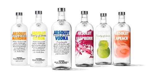 absolut flavored vodka redesigned on packaging of the world creative package design gallery