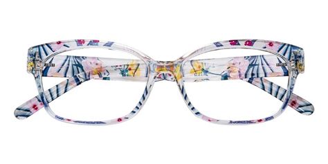 Glassesshop Rainbow Cat Eye Multicolorpattern Eyeglasses Eyeglasses