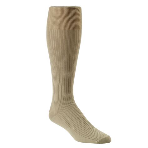 Jefferies Khaki Micronylon Moisture Wicking Dress Socks 2 Pack Style
