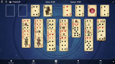 Freecell Game 101 Solved Microsoft Solitaire Youtube