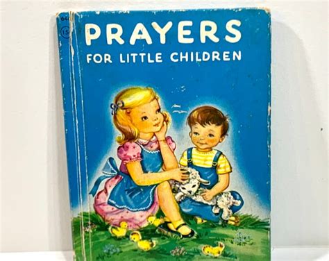 Vintage Prayer Book Prayers For Little Children Rand Etsy