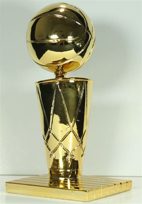 Nba Larry Obrien Championship Trophy High Quality 24k Gold Clad 6
