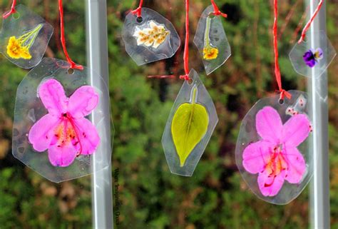 Spring Crafts For Kids Diy Nature Suncatchers Where