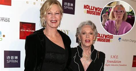 melanie griffith shows off mom tippi hedren in new rare photos