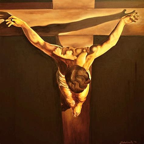 Christ Of Saint John Of The Cross By Salvador Dali Flickr