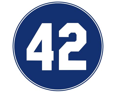 Jackie Robinson 42 Logo Ubicaciondepersonascdmxgobmx