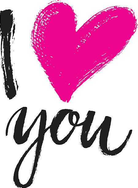 I love you lettering isolated on white background vector image. I Love You Illustrations, Royalty-Free Vector Graphics ...