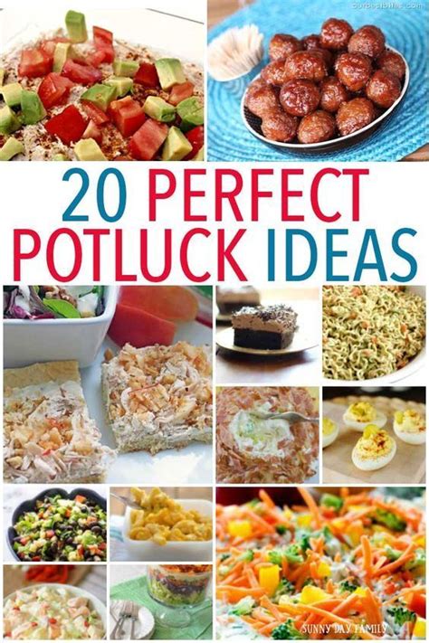 20 Perfect Potluck Ideas Recipes Potluck Recipes Food