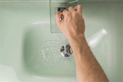 Man Washing His Hands Stock Photo Image Of Microbe 197390478