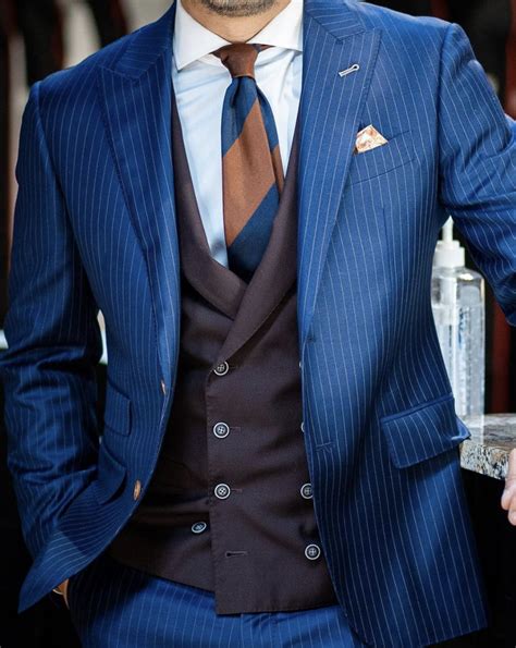 Mens Fashion Trends And The Suit Guide Love Pinstripe Suits They Are The Embodiments Of Bespoke