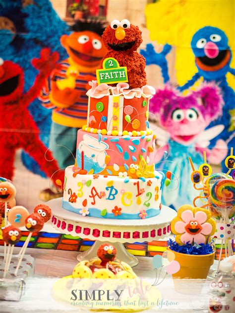 Elmo Sesame Street Birthday Simply Tale