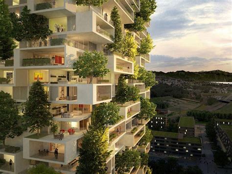 384ft Tall Apartment Tower To Be Worlds First Vertical Evergreen