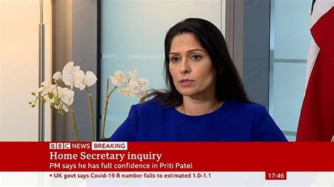 Watch Priti Patel Says Sorry In First Interview After Bullying Report Metro Video