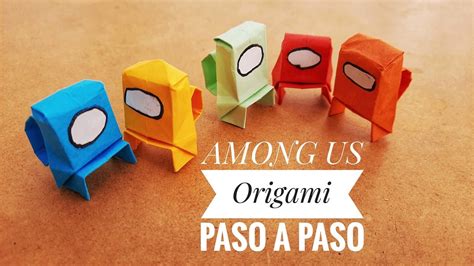 Among Us 3d De Papel Origami FÁcil Papiroflexia Paso A Paso Youtube