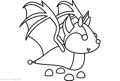 Dragon (cracked egg, pet egg, or royal egg). Adopt Me Pets Coloring Pages Frost Dragon - Anna Blog