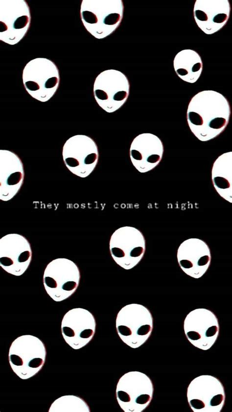 Download Grunge Emo Aesthetic Black Aliens Wallpaper