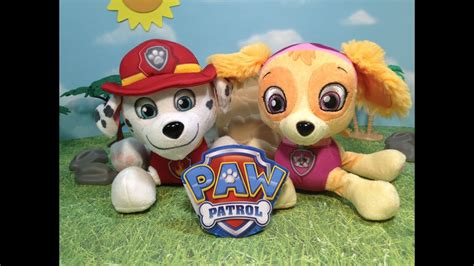 Paw Patrol Marshall And Skye Pup Pals Toy Unboxing Youtube