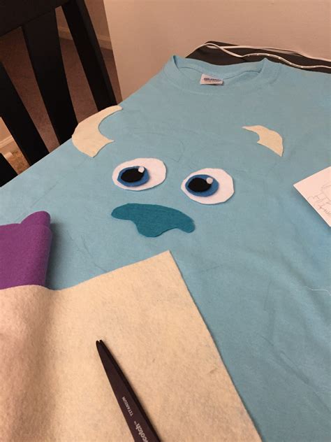 I tried to remember to take photos of the process so i could do a tutorial post, since i. DIY Monster's Inc. Costumes | Monsters inc halloween costumes, Monsters inc costume diy ...