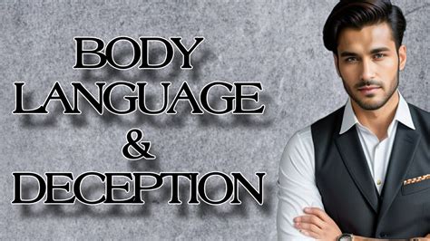 Body Language Doesn T Lie Watch For Conflicting Non Verbal Cues YouTube