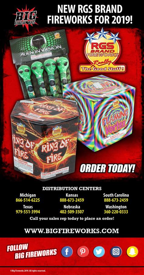 New Rgs Brand Fireworks For 2019 Gum Jar Condiments