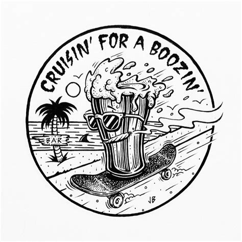 Cruisin For A Boozin ~ Jamie Browne Art Tattoo