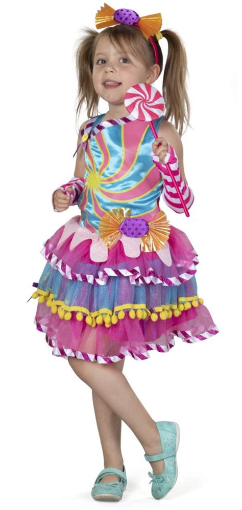 Kostüm Candy Girl Für Kinder 4 Teilig Verschiedene Größen Rofude Candygirl Kostüm