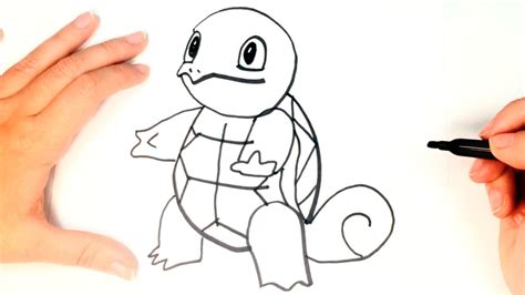 Therefore, we must begin by drawing the basic contours of our anime character, which might be easier to do using rectangular shapes that represent different parts of his body. How to draw Squirtle Pokemon Step by Step | Squirtle Easy ...
