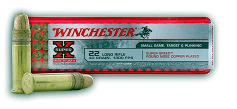 Winchester Super X 22 Lr 40 Grain Copper Plated Lead Round Nose 100