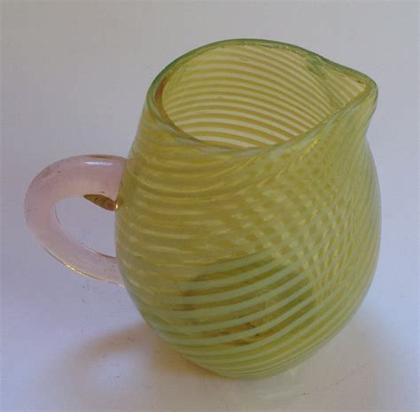 victorian cased striped uranium glass miniature jug collectors weekly