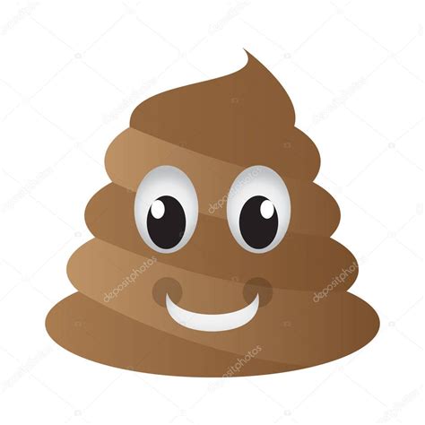 Isolated Happy Poop Emoji Vector Illustration Design Premium Vector In