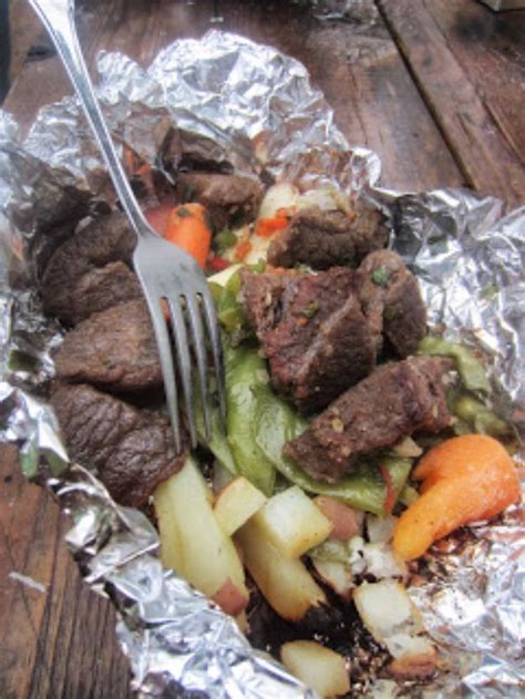 Steak and potatoes come together with a tasty butter garlic sauce! 34 Tin Foil Recipes For Camping or A Mess Free Dinner ...