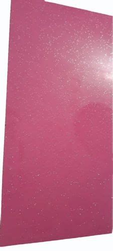 075mm Glitter Sparkle Pink Sunmica Laminates Sheet For Furniture