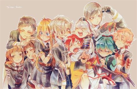 The Tantou Gang From Touken Ranbu All So Cute