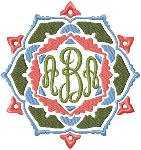 Monogram Frame 3 Machine Embroidery Design Embroidery Designs